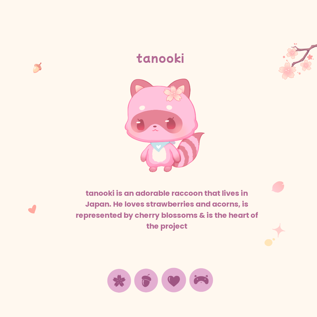 Tanooki babies postcards-10 1