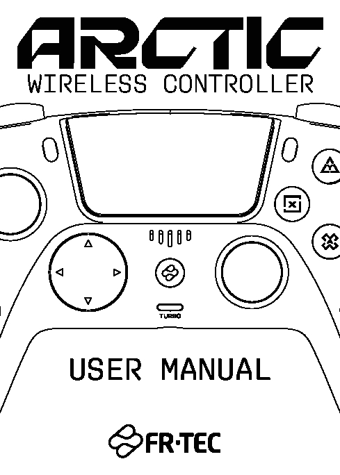 FT0043 PS4 Wireless Gaming Controller ARCTIC UM02X09X08X24