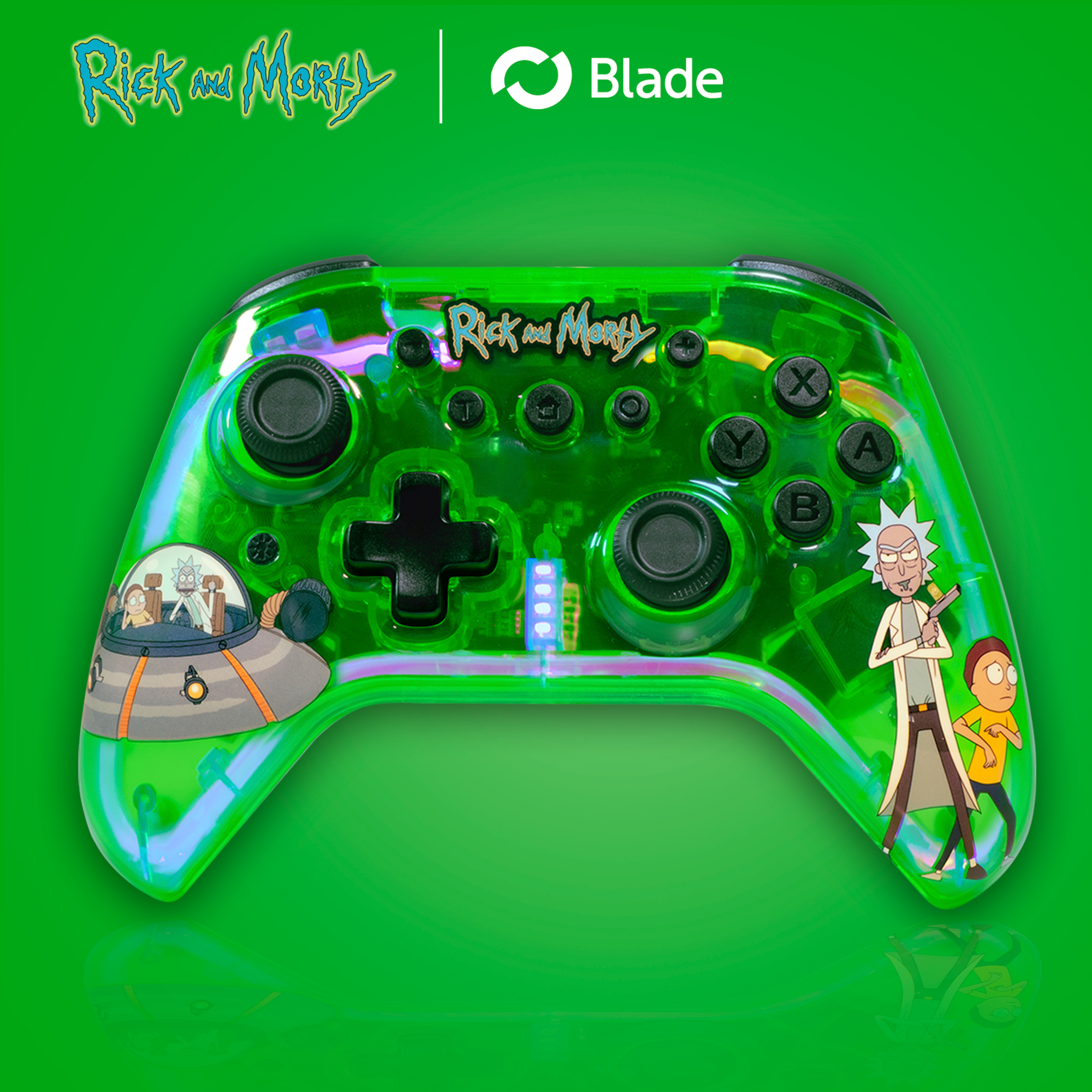 RM1001 - Switch 2 Rick and Morty Wireless Gamepad - 01