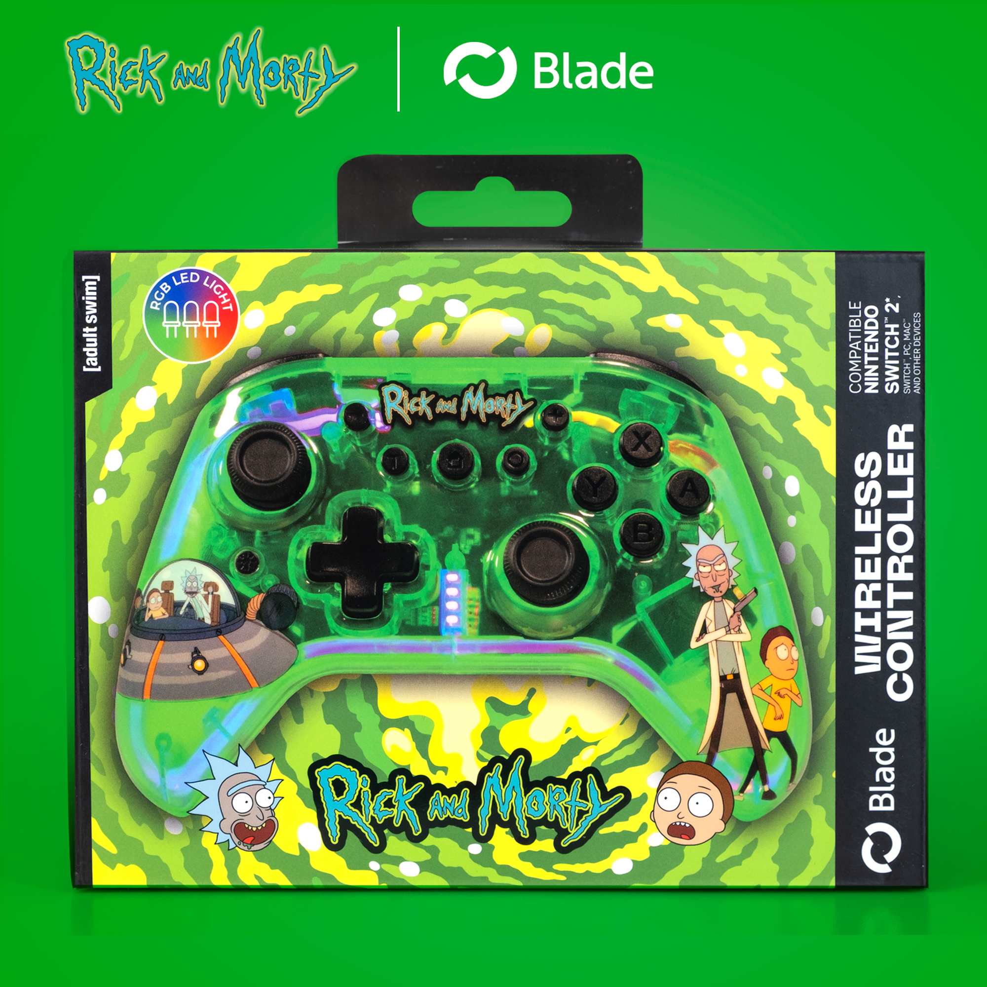 RM1001 - Switch 2 Rick and Morty Wireless Gamepad - 04