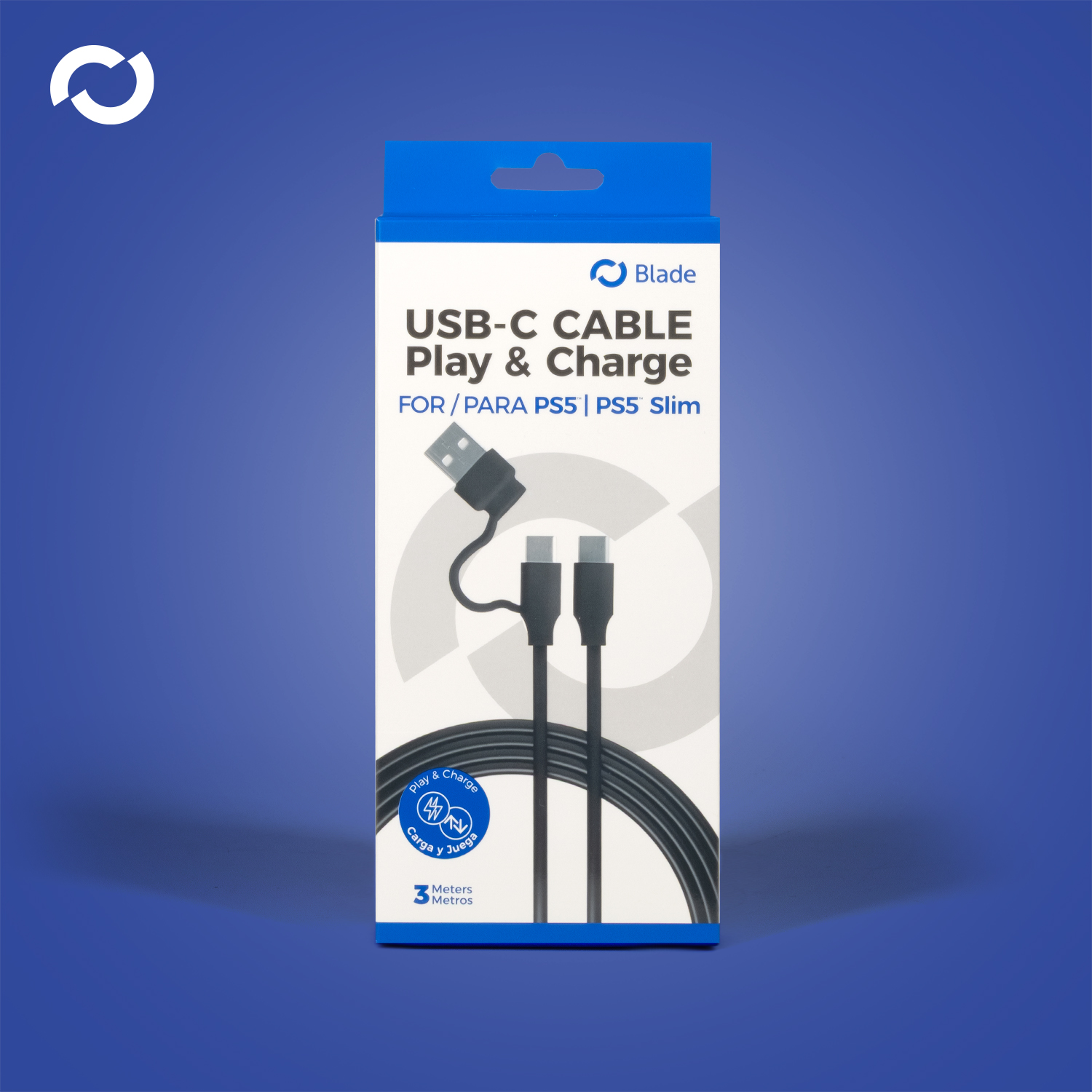 FT0042 - PS5 USB-C Cable Play and Charge - Background Color - 02