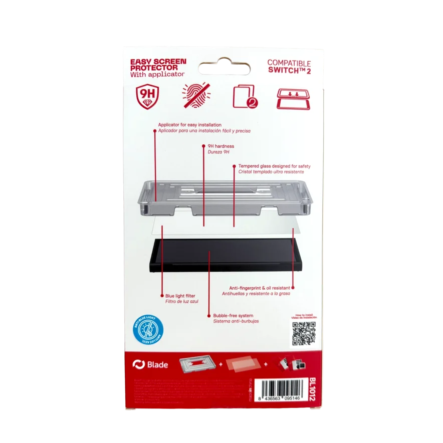 Blade Switch 2 Screen Protector Anti Blue Light with Applicator
