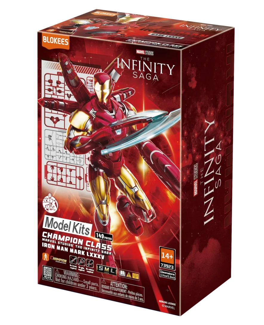 Figura Champion Class Marvel Infinity Saga 01: Iron Man MK85 EX Figura Champion Class Marvel Infinity Saga 01: Iron Man MK85 EX