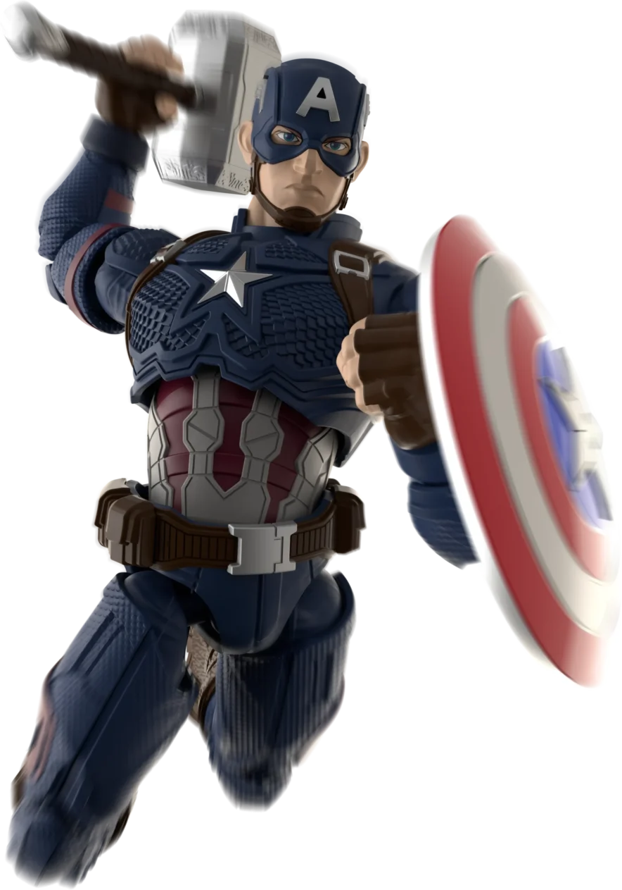 Figura Champion Class Marvel Infinity Saga 03: Capitán América