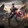 Figura Champion Class Marvel Infinity Saga 03: Capitán América