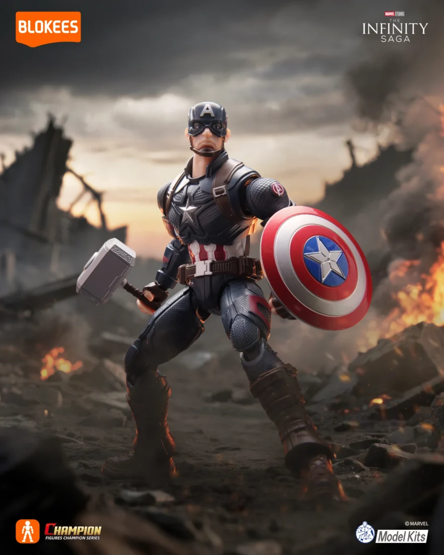 Figura Champion Class Marvel Infinity Saga 03: Capitán América