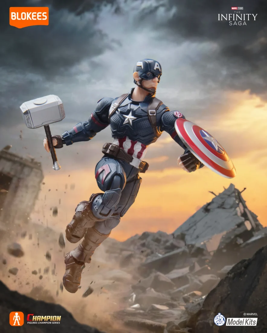 Figura Champion Class Marvel Infinity Saga 03: Capitán América