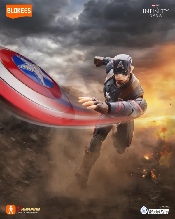 Figura Champion Class Marvel Infinity Saga 03: Capitán América