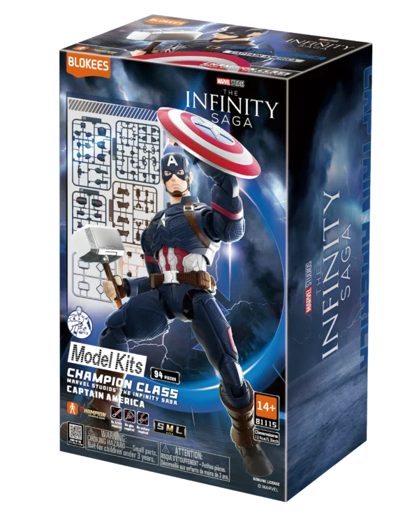 Figura Champion Class Marvel Infinity Saga 03: Capitán América