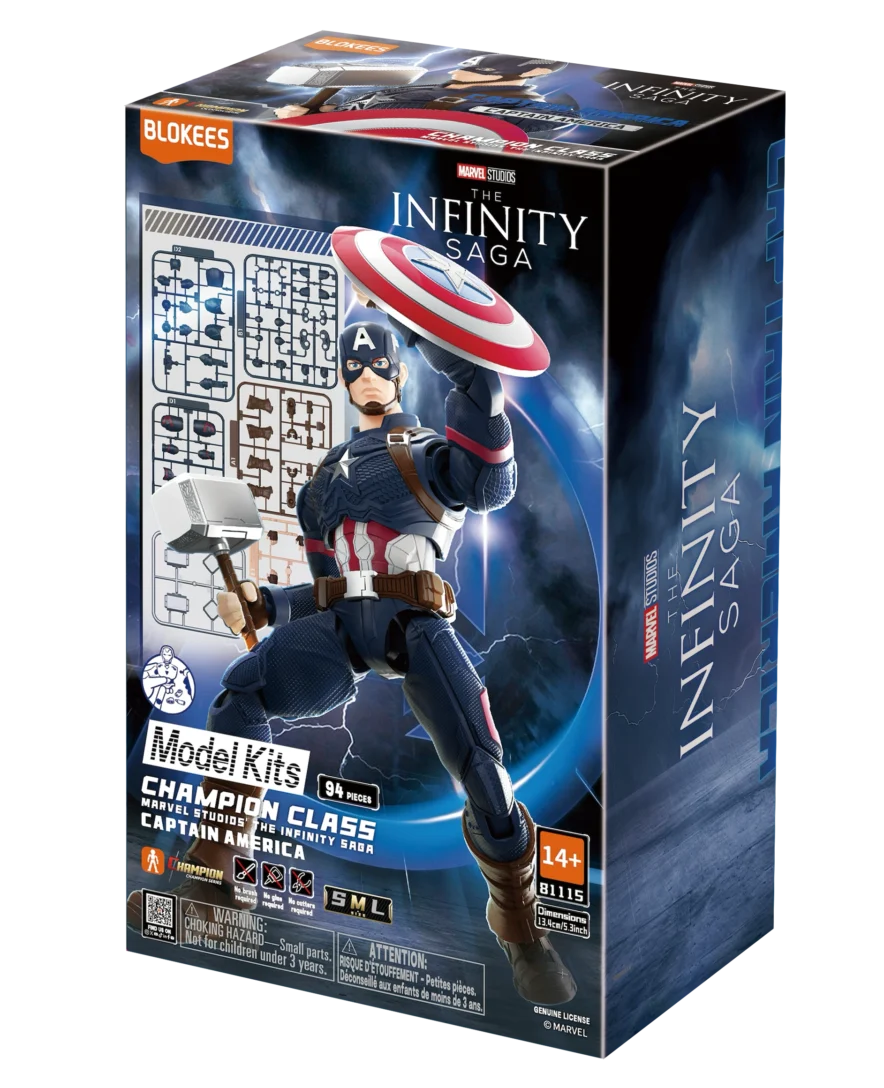 Figura Champion Class Marvel Infinity Saga 03: Capitán América