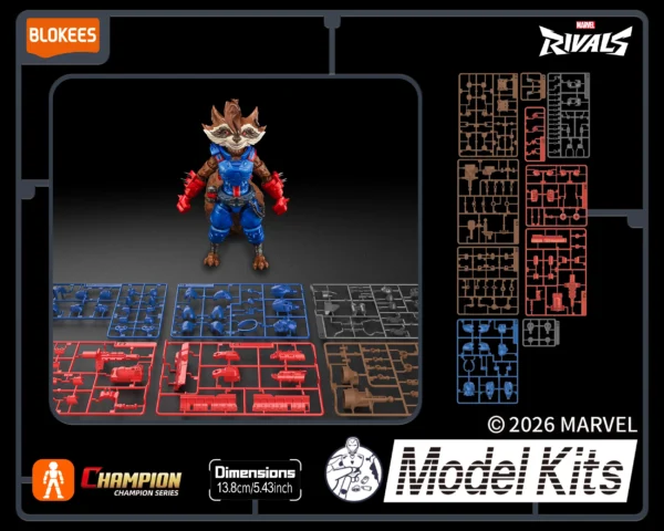 Figura Champion Class Marvel Rivals 08: Rocket Raccoon