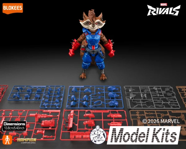 Figura Champion Class Marvel Rivals 08: Rocket Raccoon