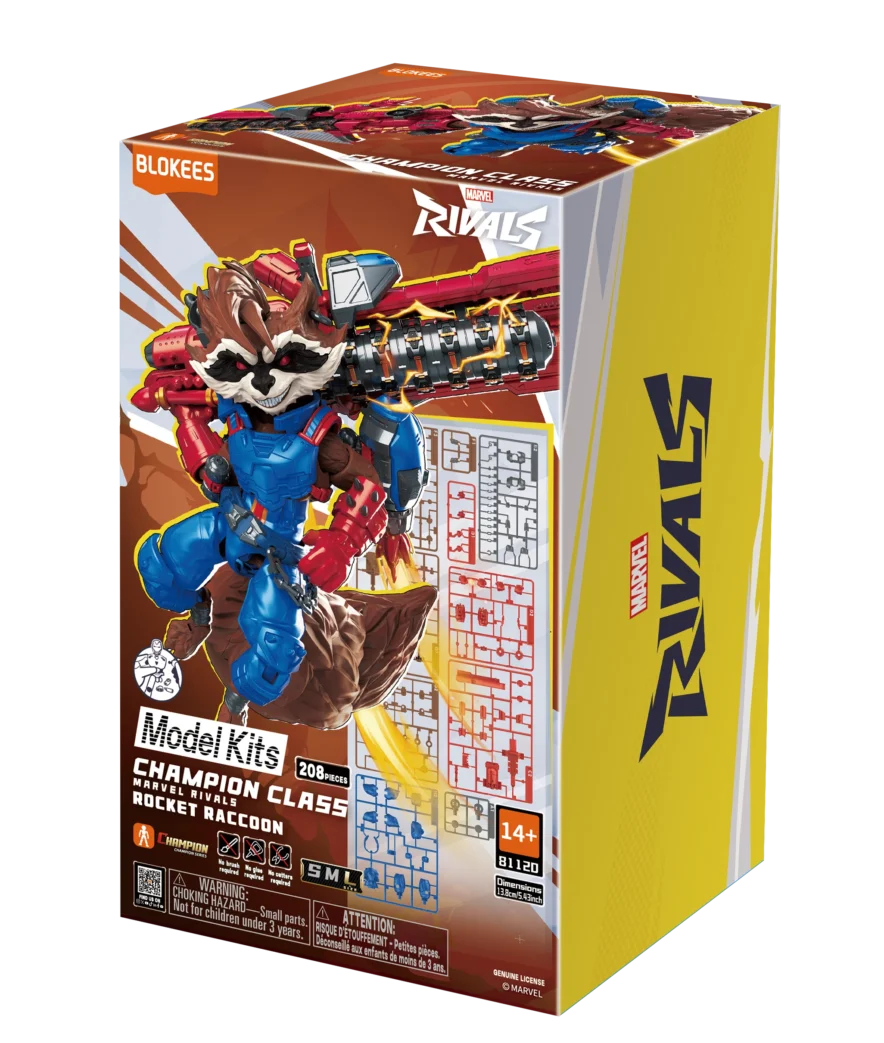 Figura Champion Class Marvel Rivals 08: Rocket Raccoon