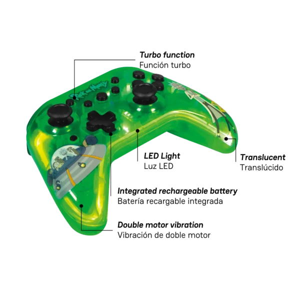 Blade PC Rick and Morty Wireless Gamepad