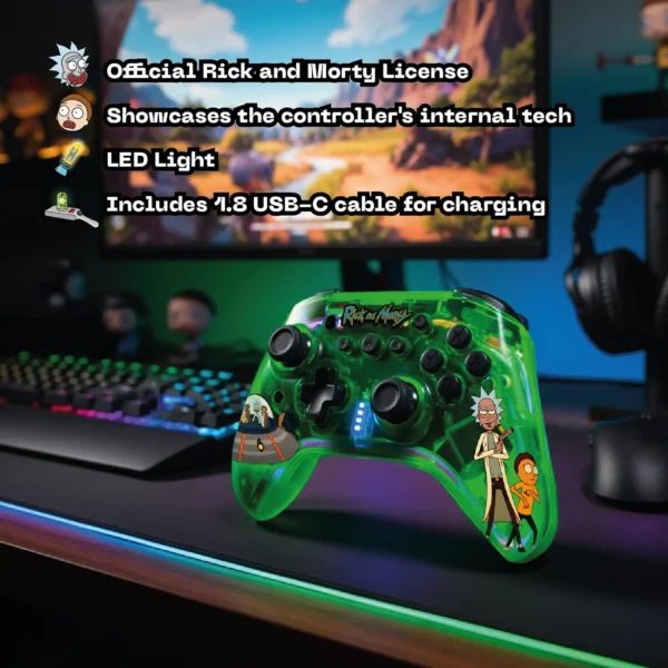 Blade PC Rick and Morty Wireless Gamepad