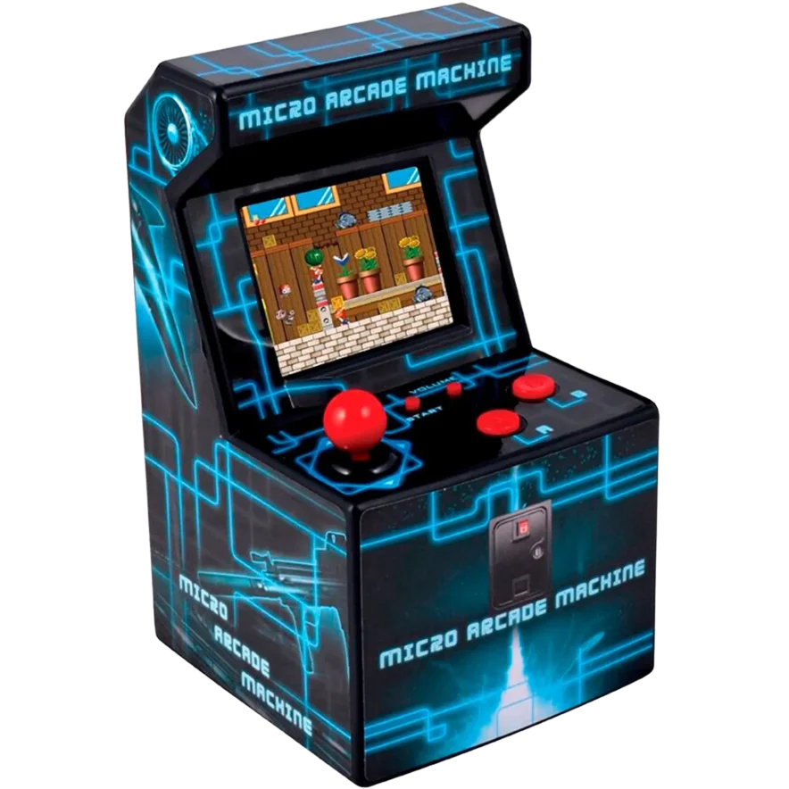 Mini Máquina Arcade Ital 250 Juegos Azul