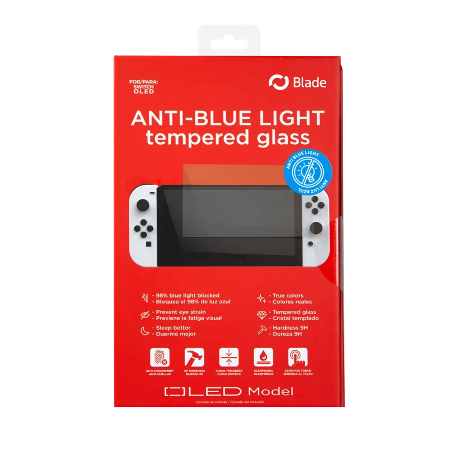 Blade Switch OLED Anti Blue Light Tempered Glass