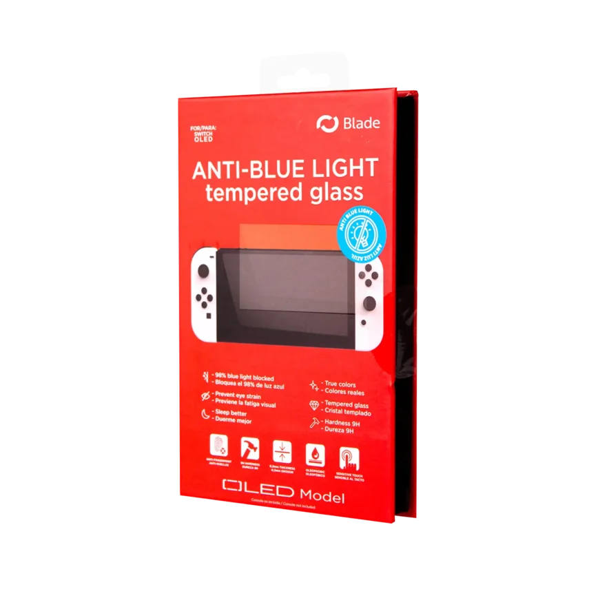 Blade Switch OLED Anti Blue Light Tempered Glass
