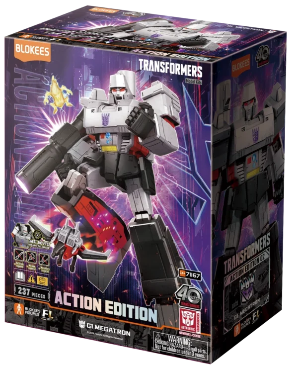 Figura Action Edition Transformers 02: G1 Megatron (Light-Up Eyes & Chest) Figura Action Edition Transformers 02: G1 Megatron (Light-Up Eyes & Chest)