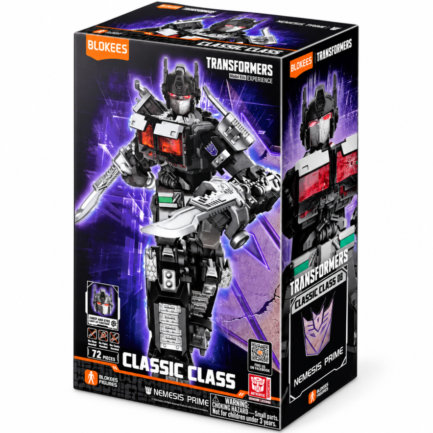 Figura Classic Class Transformers 08: Nemesis Prime (Light-Up Eyes & Chest)