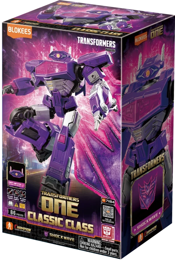 Figura Classic Class Transformers 18: Shockwave Transformers One (Light-Up Eyes & Chest)