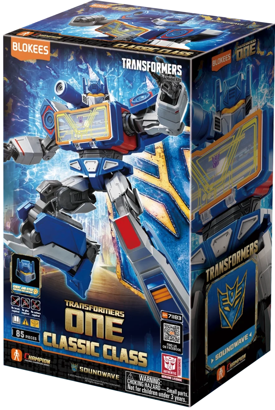 Figura Classic Class Transformers 17: Soundwave Transformers One (Light-Up Eyes & Chest)